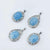 DZ46 Whosale Gemstone Rock DIY Jewelry For Girls Stone Crystal Aqumarine Quartz Necklace and Pendent