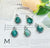 DZ26Whosale Gemstone Rock DIY Jewelry For Girls Crystal Green Banded Agate Necklace and Pendent