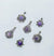 DZ13 Whosale Gemstone Rock DIY Jewelry For Girls Crystal Charoite Necklace and Pendent