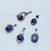 DZ14 Whosale Gemstone Rock DIY Jewelry For Girls Crystal Charoite Necklace and Pendent